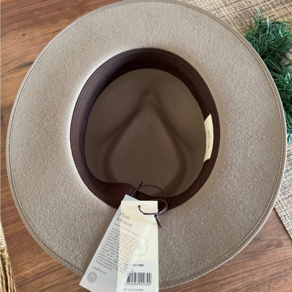 NWT WILL + BEAR Calloway Fawn Felt Fedora Hat M main image 5